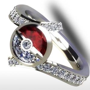 Pokeball ring